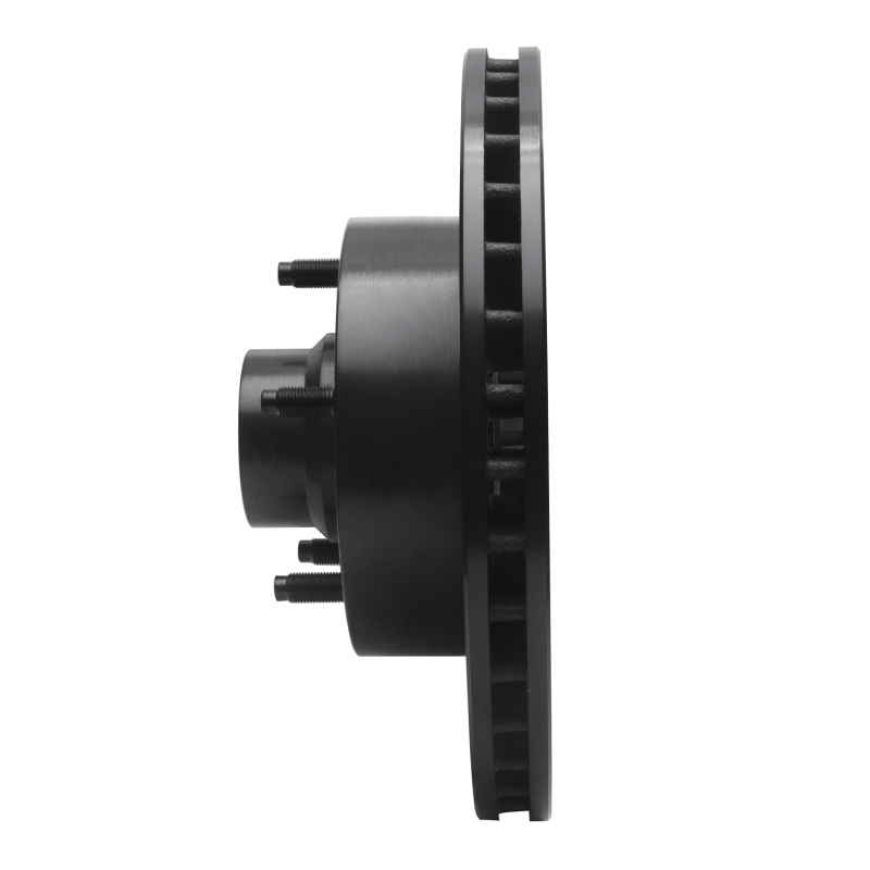 Dodge Ram 1500 Van Brake Rotor (1) - Front Right - R1 Concepts - Drilled & Slotted - Black - 2003